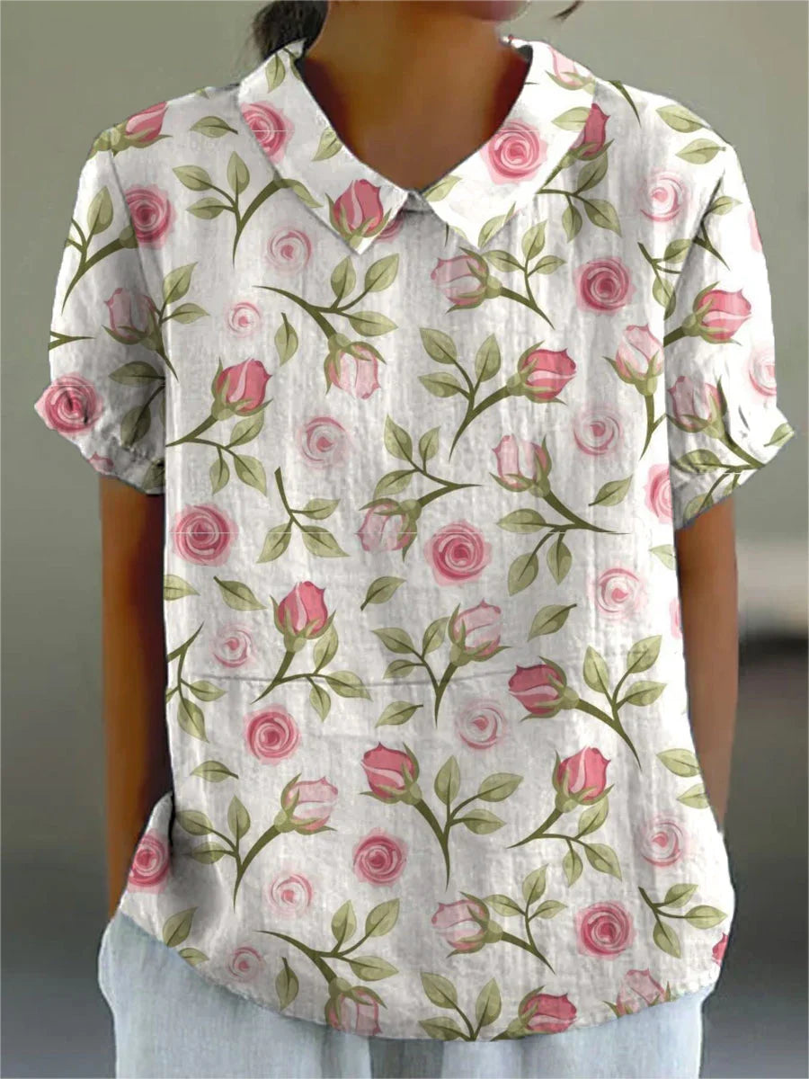 MAEVE™ | WOMAN'S FLORAL CASUAL SHIRT