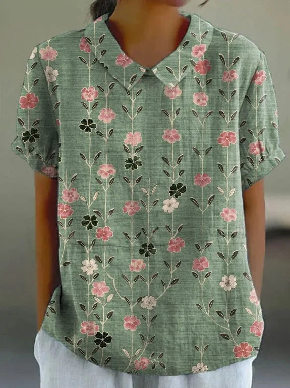 MAEVE™ | WOMAN'S FLORAL CASUAL SHIRT