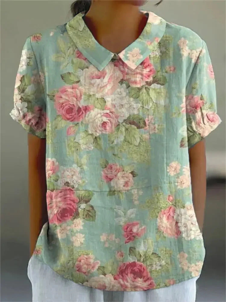 MAEVE™ | WOMAN'S FLORAL CASUAL SHIRT