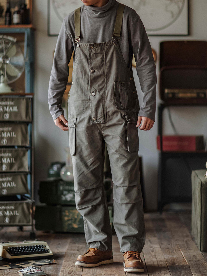 Orson™ | Men's Overalls Flap Pockets Button Front Workwear