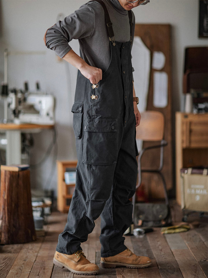 Orson™ | Men's Overalls Flap Pockets Button Front Workwear