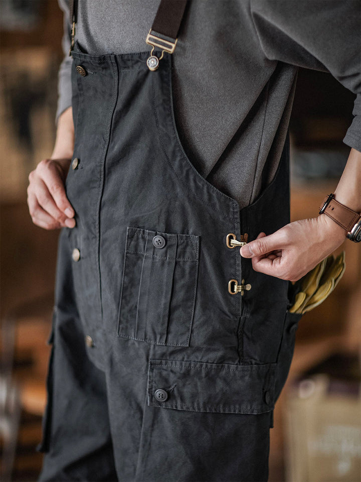 Orson™ | Men's Overalls Flap Pockets Button Front Workwear