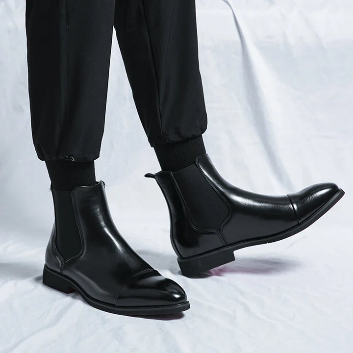 Vincent™ | Carracci Leather Chelsea Boots