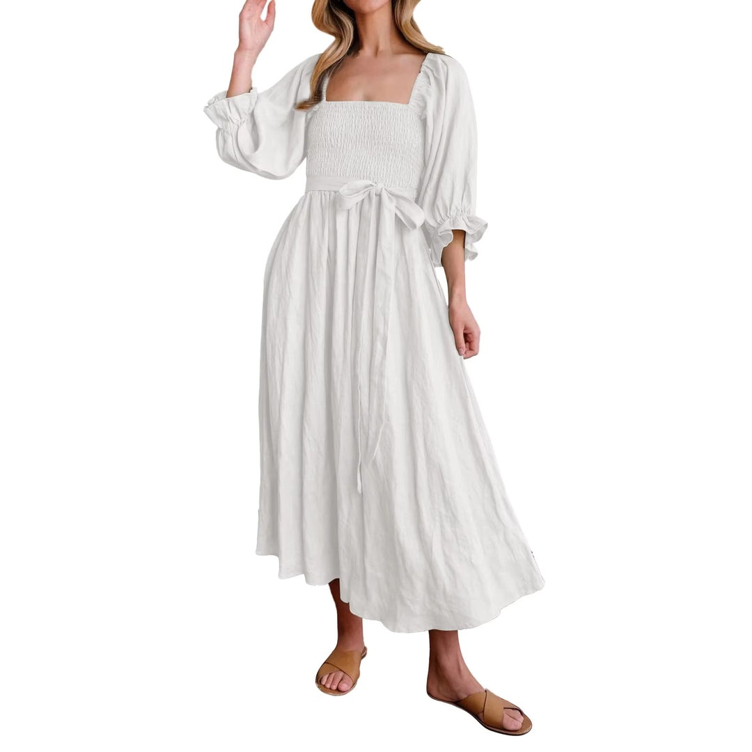 Verbier™  - French Dress with Folded Sleeves