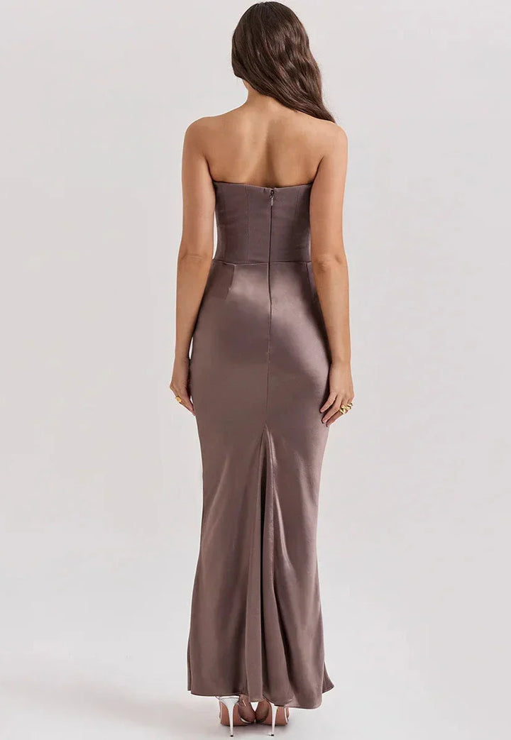 Amie - Strapless Elegant Maxi Dress