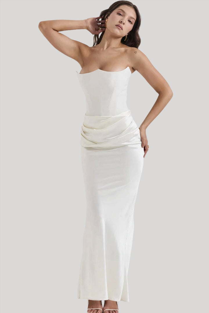 Amie - Strapless Elegant Maxi Dress