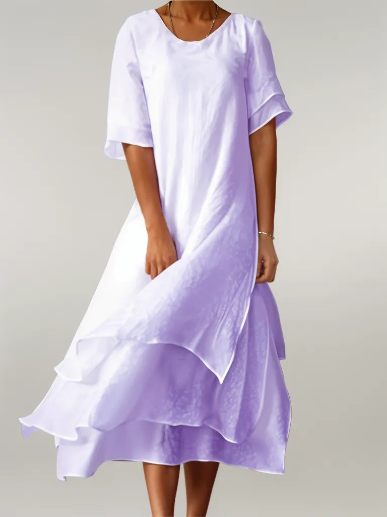 Melia™ | Elegant Cotton Long Dress