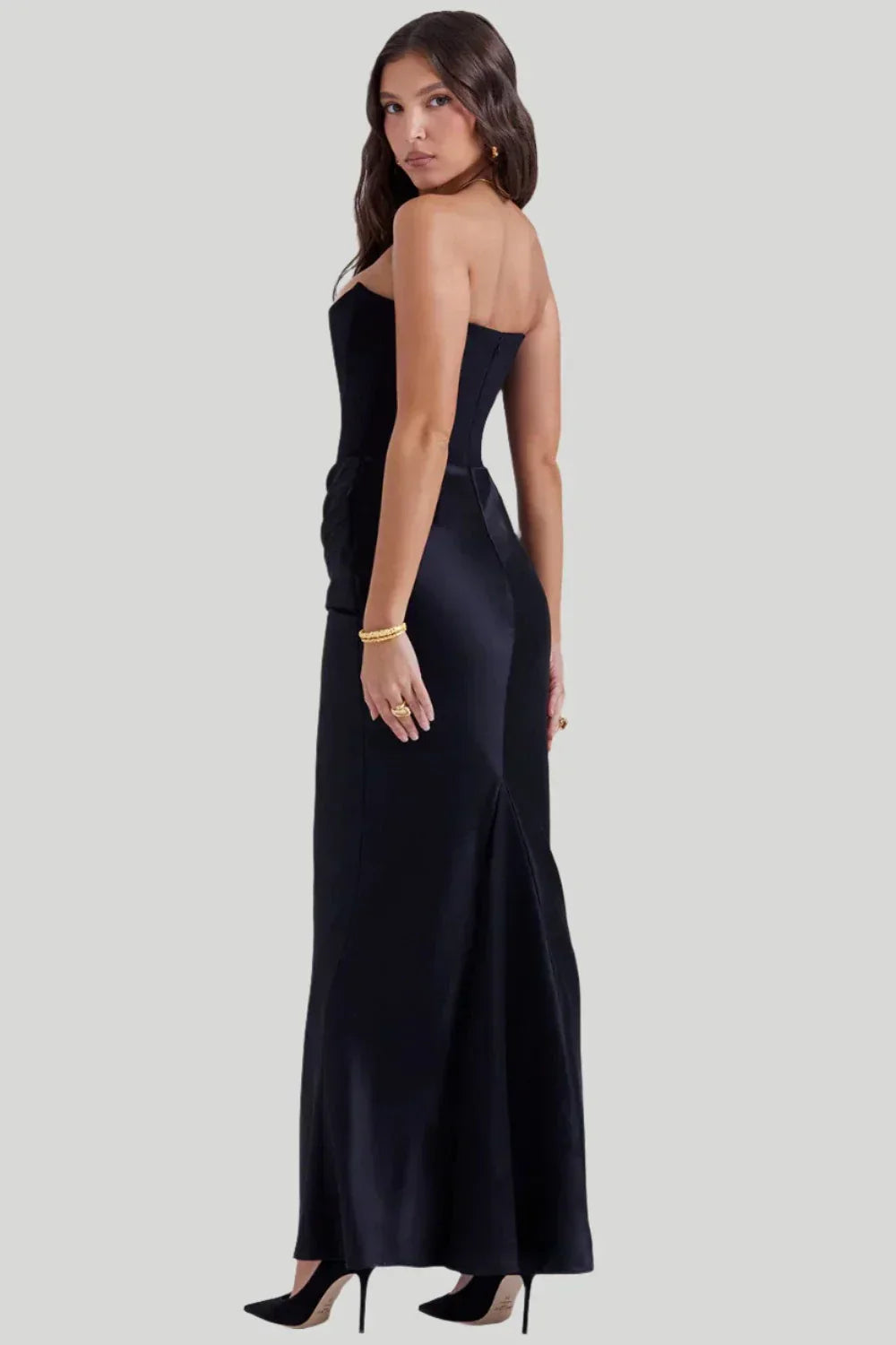 Amie - Strapless Elegant Maxi Dress