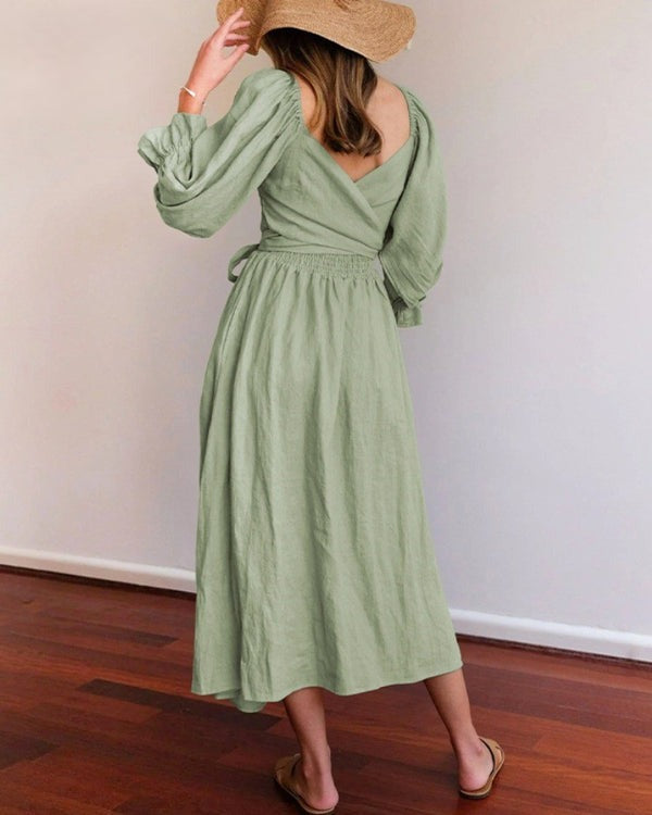 Verbier™  - French Dress with Folded Sleeves