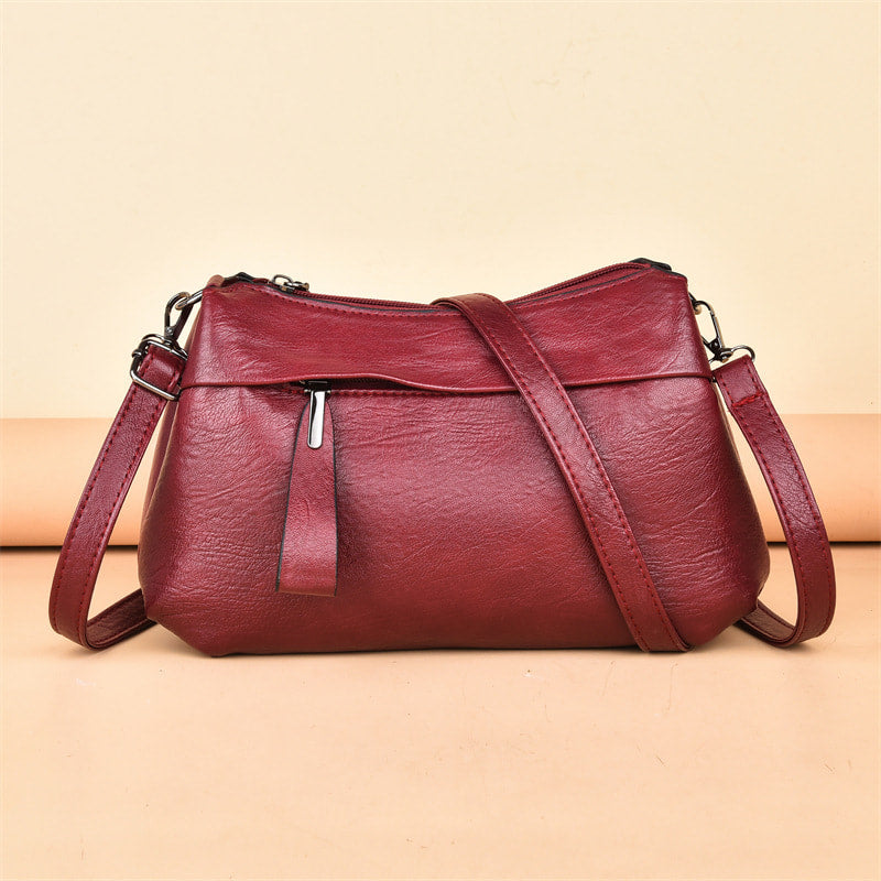 Xanthe™ - Classic Leather Crossbody Bag