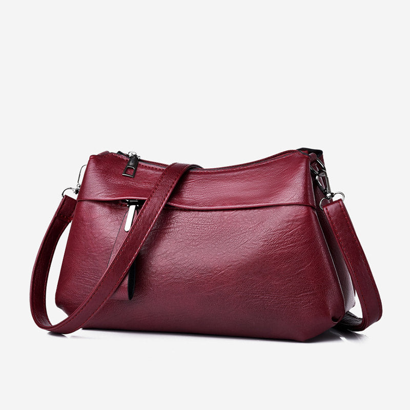 Xanthe™ - Classic Leather Crossbody Bag