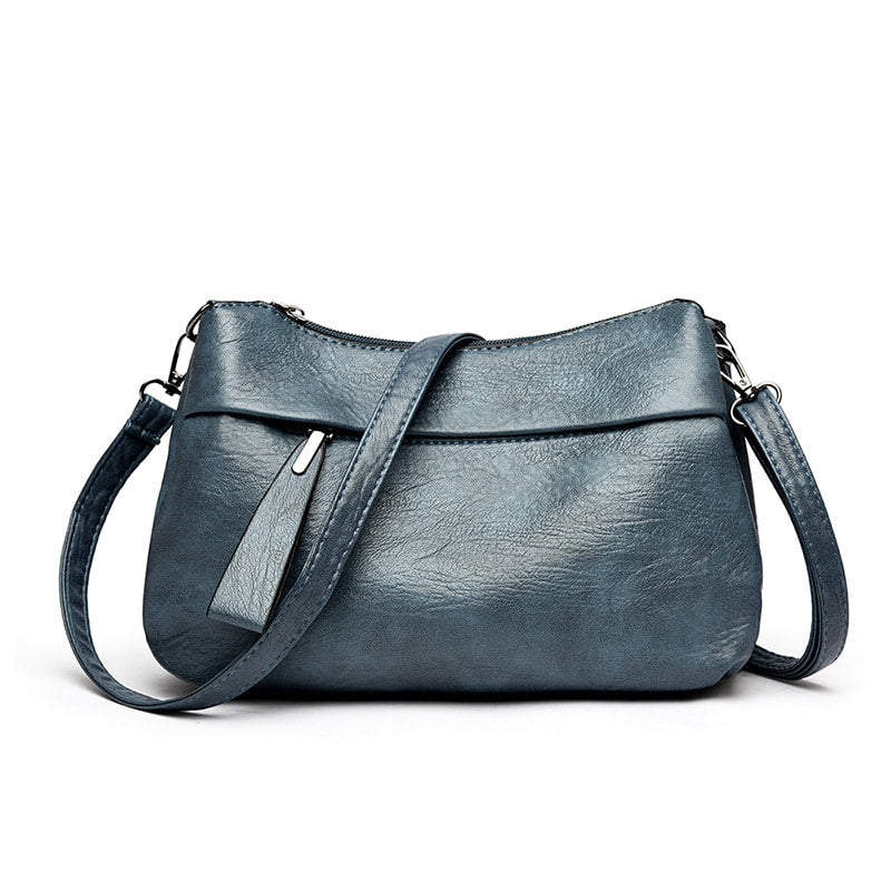 Xanthe™ - Classic Leather Crossbody Bag