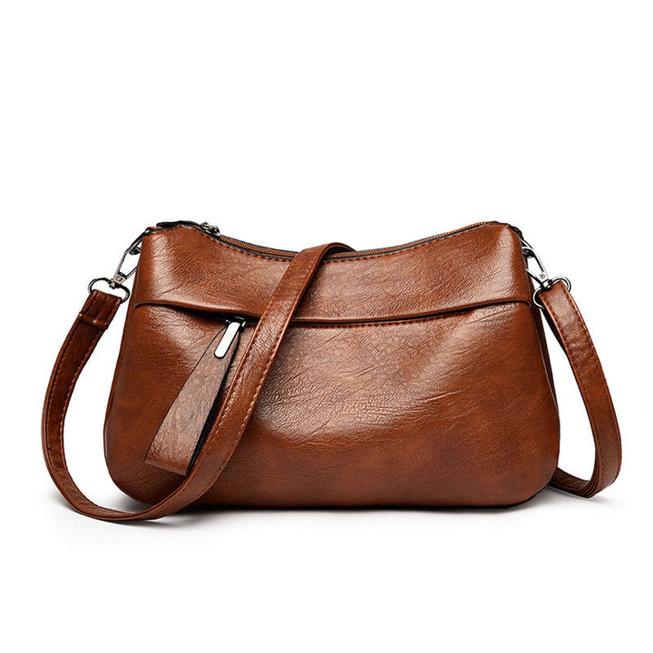 Xanthe™ - Classic Leather Crossbody Bag